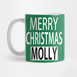 Merry Christmas Molly Mug